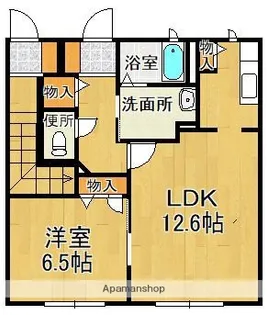 プロスペールロジュマン【1階】の間取り