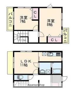 テルピンハウス油山【2階】の間取り