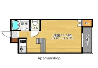 フォレスト鳥飼【2階】の間取り