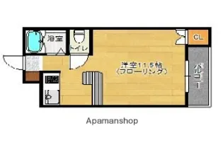フォレスト鳥飼【4階】の間取り