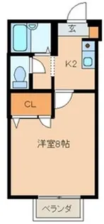 1Kの間取り画像