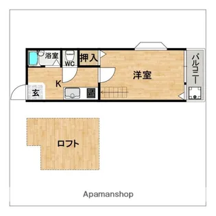 グランスク原【1階】の間取り