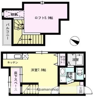 ポラリス周船寺駅前【1階】の間取り