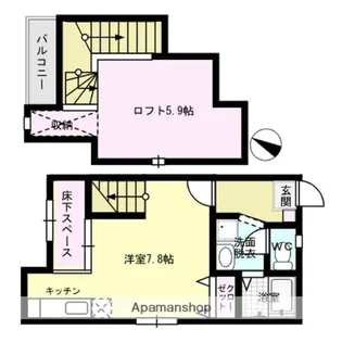 ポラリス周船寺駅前【1階】の間取り