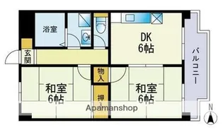 今宿ホワイトマンション【3階】の間取り