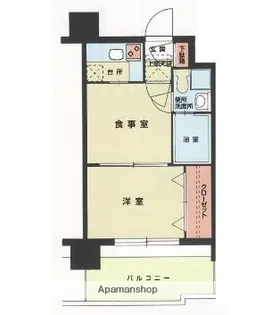 エステート・モア・薬院通り【12階】の間取り