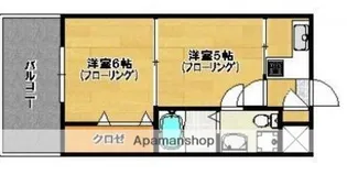 エステート・モア・薬院通り【9階】の間取り