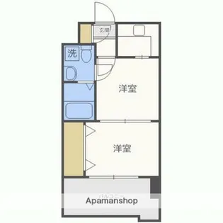 エステート・モア・薬院通り【14階】の間取り