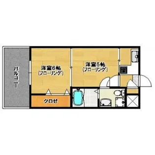 エステート・モア・薬院通り【15階】の間取り