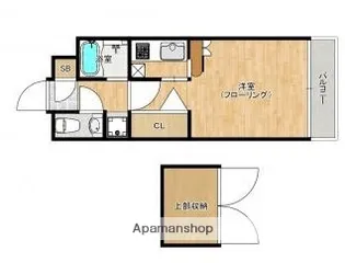 エステートモア浄水通り【12階】の間取り