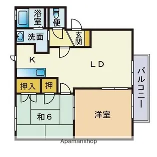 ジャルダン横浜【2階】の間取り