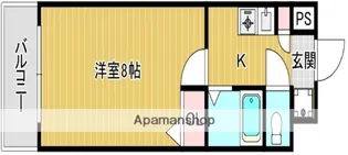 エクセレンス城南【1階】の間取り