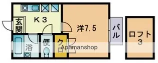 サンヒルズ別府【1階】の間取り