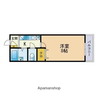 ピエモンテ藤崎【2階】の間取り