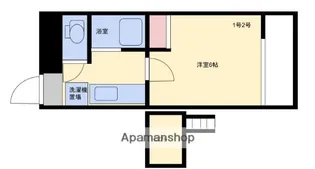フロックス祖原【3階】の間取り