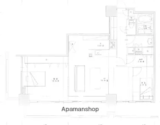西新テングッドシティ ブリストル【13階】の間取り