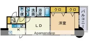 エステートモア西公園【2階】の間取り