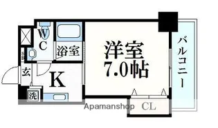 ダイナコート大濠公園ステーション【6階】の間取り