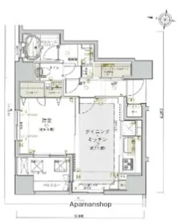ライオンズ赤坂セントマークス【3階】の間取り
