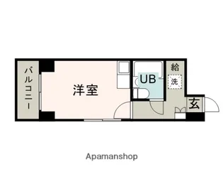 福岡県福岡市中央区大名1丁目【マンション】の間取り