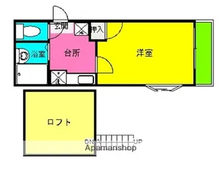 トレス博多弐番館【2階】の間取り