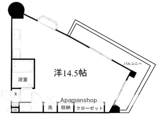 ドリーム六本松【7階】の間取り