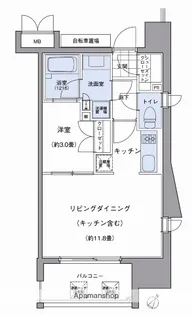 パークアクシス博多美野島【12階】の間取り