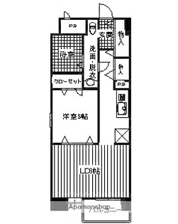 プリマベーラ姪浜【3階】の間取り