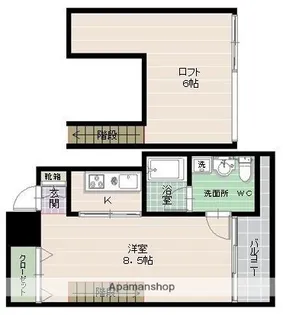 マリンロフティ【4階】の間取り