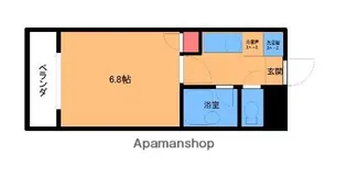 エクセレンス友丘【1階】の間取り