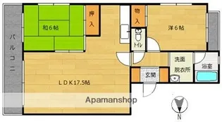 O・C・アパルタメント【1階】の間取り