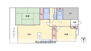 エンゼルハイム神松寺【7階】の間取り