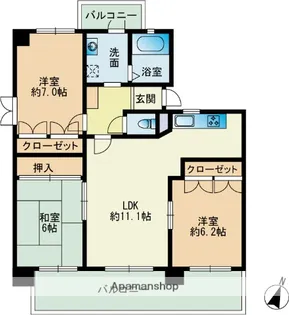 シルエラ南庄【2階】の間取り