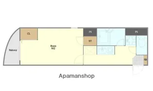 大蔵ビル桜坂【8階】の間取り