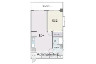 グレースイン高宮【2階】の間取り