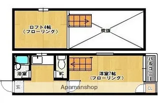 パサージュ福浜Ⅱ【2階】の間取り