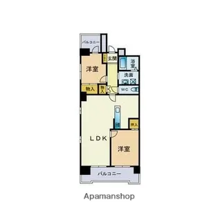 天神松井ビル【11階】の間取り