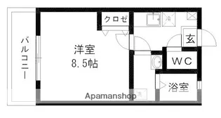 クレフラスト三宅【2階】の間取り