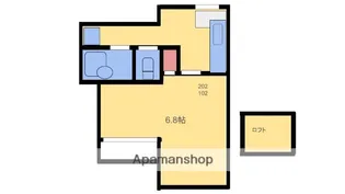 GOLDWING茶山【2階】の間取り