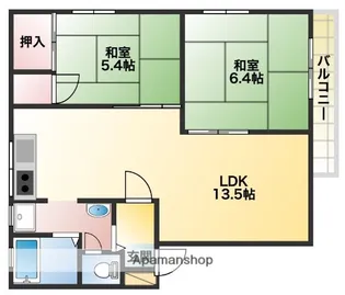 フレグランスYO【2階】の間取り