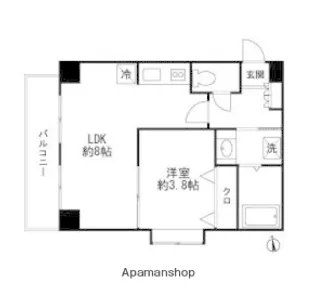 ベリーノ藤崎南【2階】の間取り