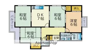 メゾン八木【3階】の間取り