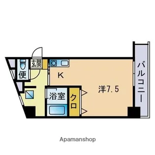 立部ビルⅡ【7階】の間取り