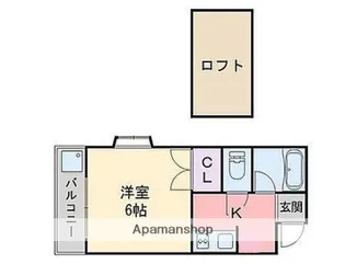 OAK VILLA MAISON姪浜【2階】の間取り