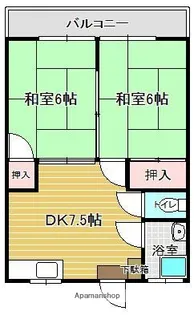 林コーポ【2階】の間取り