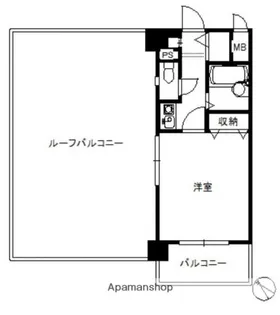 ライオンズマンション薬院第6【5階】の間取り