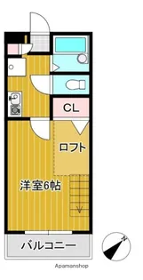 メリーメイト大橋【3階】の間取り