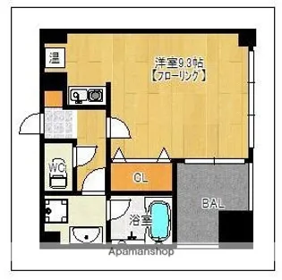 カーサアリエッタ大橋(ヤマヤビル)【6階】の間取り