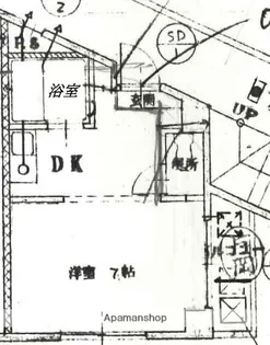ルポ片江【301号室】の間取り