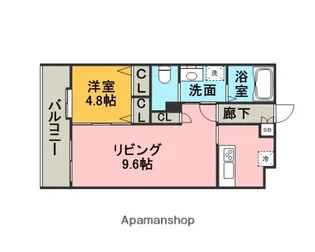 S-FORT筑紫通り【5階】の間取り